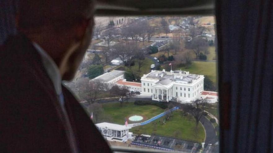 La icónica foto de despedida de Barack Obama