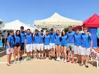 El CN Xàtiva logra siete medallas en el XIV Trofeo Real Club Natación Delfín de Sedaví
