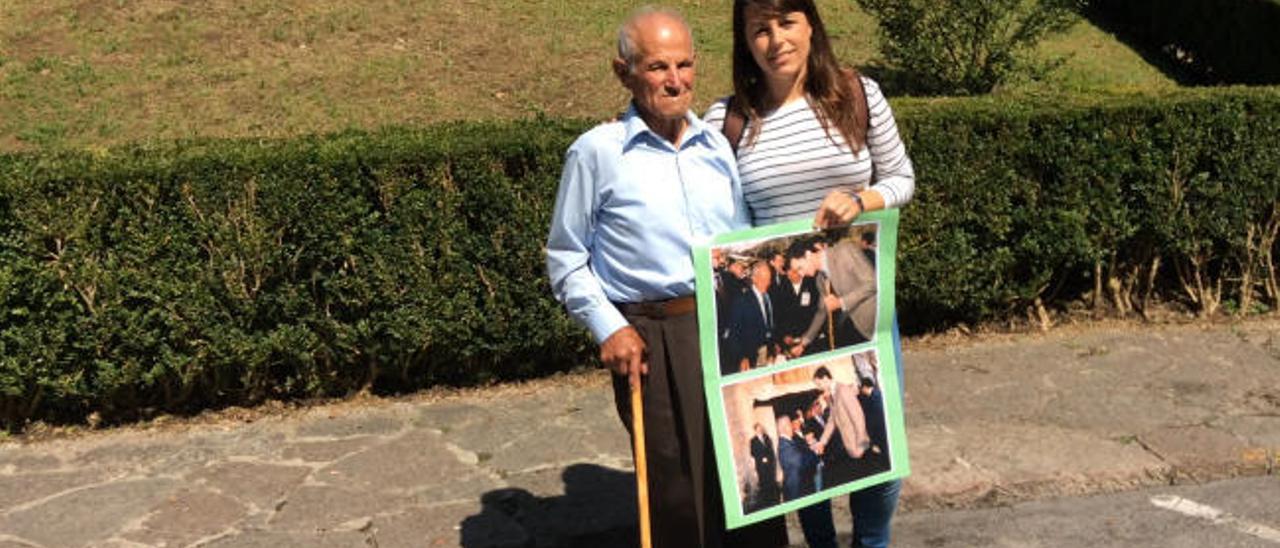 La nieta y el pastor de 90 años que pudieron entregar una carta y unas fotos a los Reyes