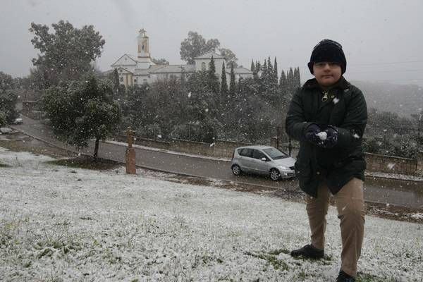 Nieva en la provincia durante el Día de Andalucía