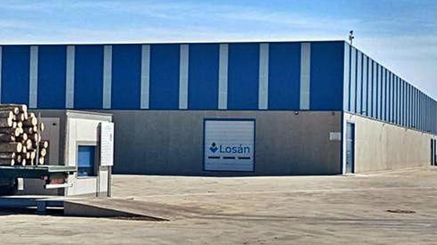 Fábrica maderera de Losán en una imagen de archivo. | E. P.