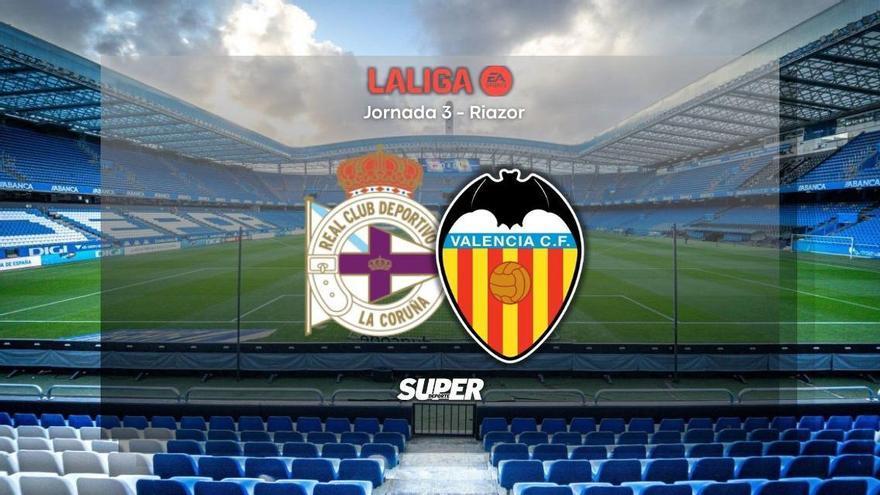 Directo | Deportivo - Valencia CF, en directo