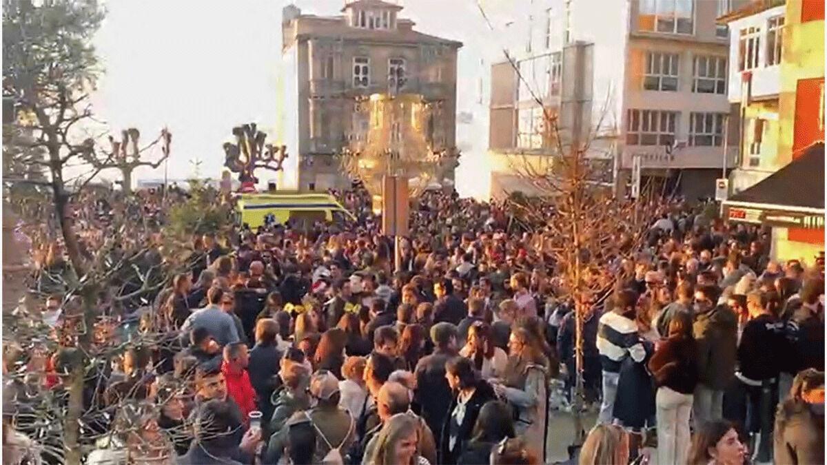 La celebración de la «tardevieja» coincidió con el último período de más de dos días sin lluvias.