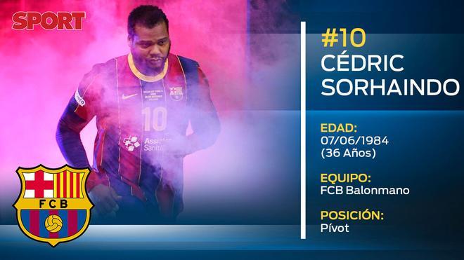 Cédric Sorhaindo (FC Barcelona balonmano). No seguirá más allá del 30 de junio