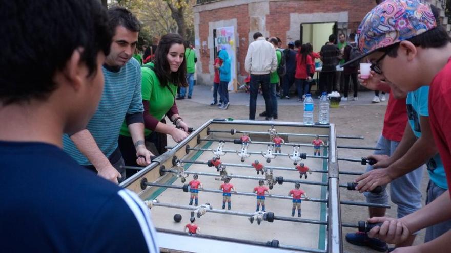 Un instante del tercer encuentro de calle.