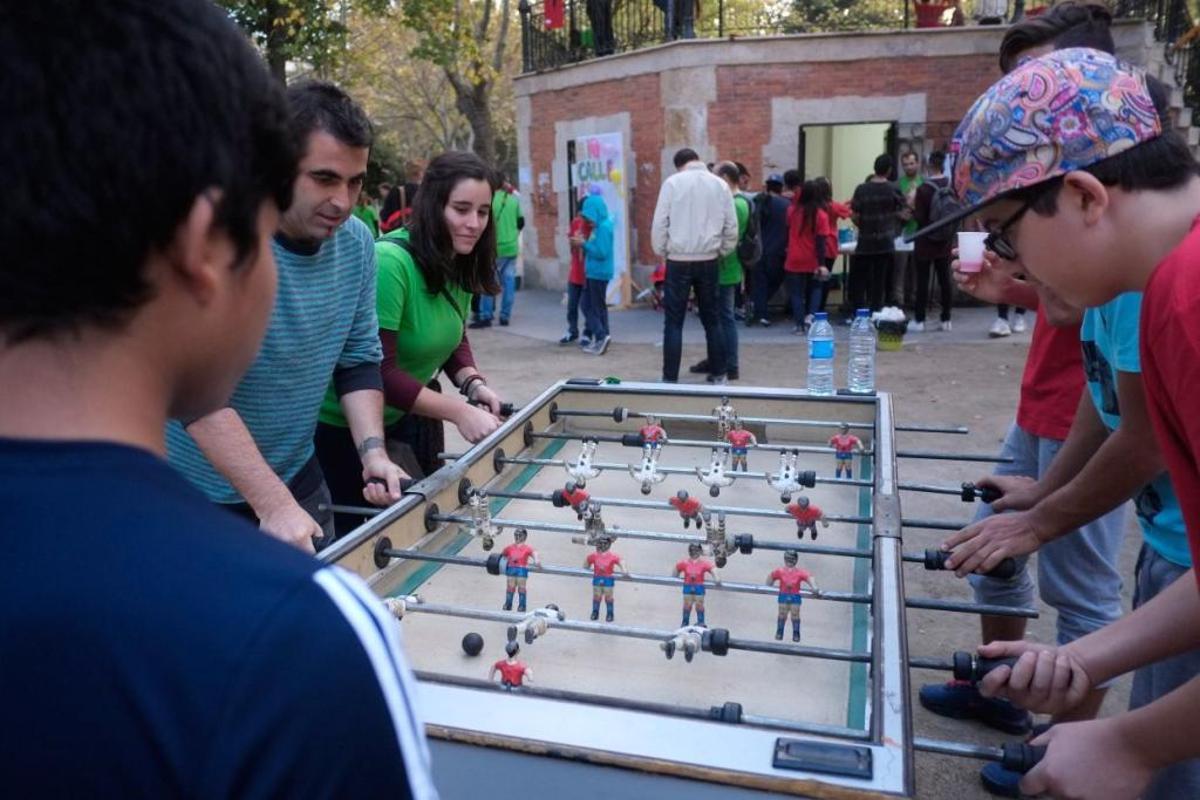 Un instante del tercer encuentro de calle.