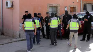Redada antidroga en Los Mateos para acabar con las plantaciones que causan cortes de luz en Cartagena