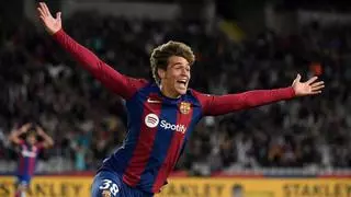 El apoteósico debut del juvenil Marc Guiu en el Barça-Athletic: gol a los 33 segundos de entrar en el campo