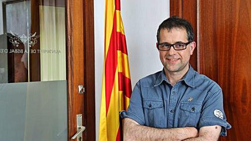 El futur alcalde de la Bisbal, Enric Marquès (ERC), ahir.