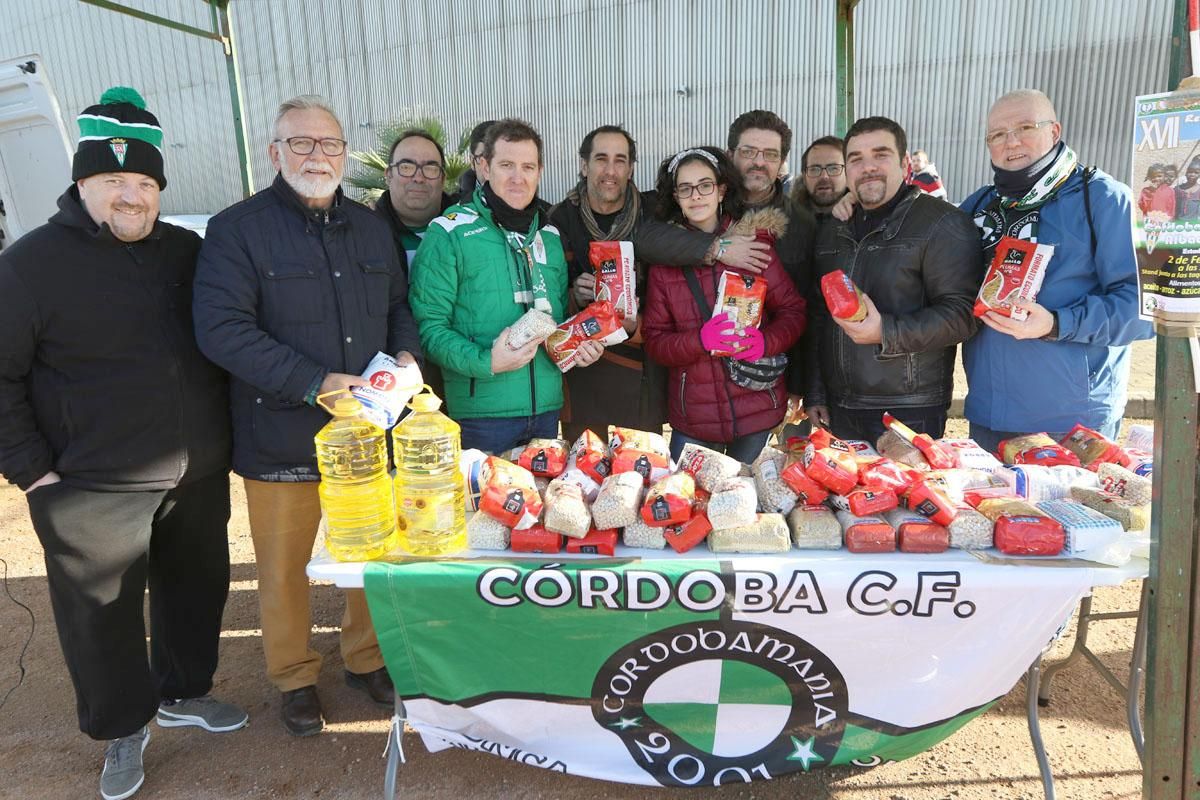 La afición blanquiverde en el Córdoba-Albacete