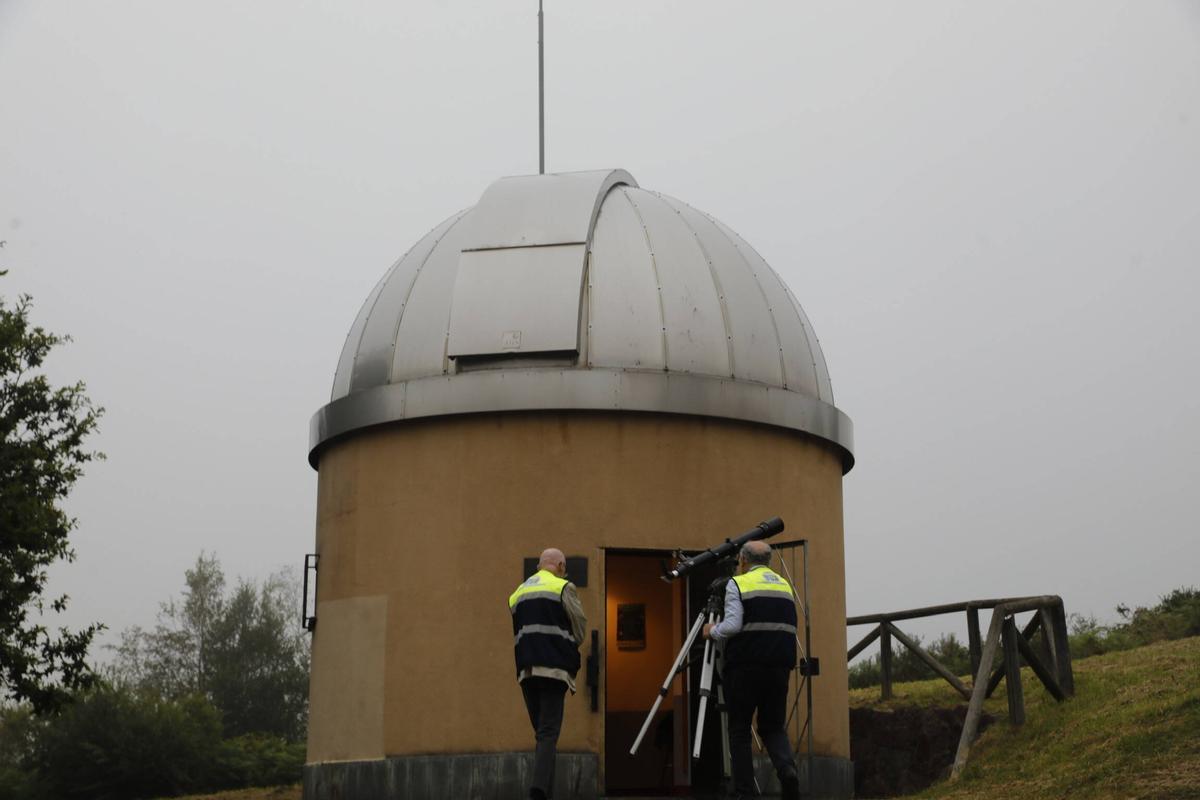 Exterior del observatorio asturiano de Deva, en Gijón