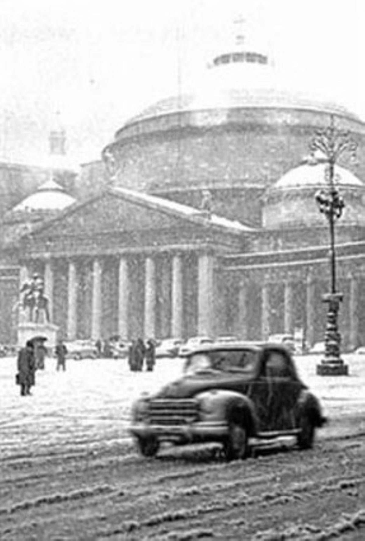 Una invierno en Nápoles.