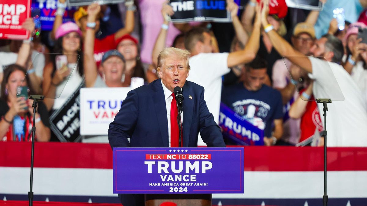 Donald Trump Campaign Rally in Charlotte, North Carolina