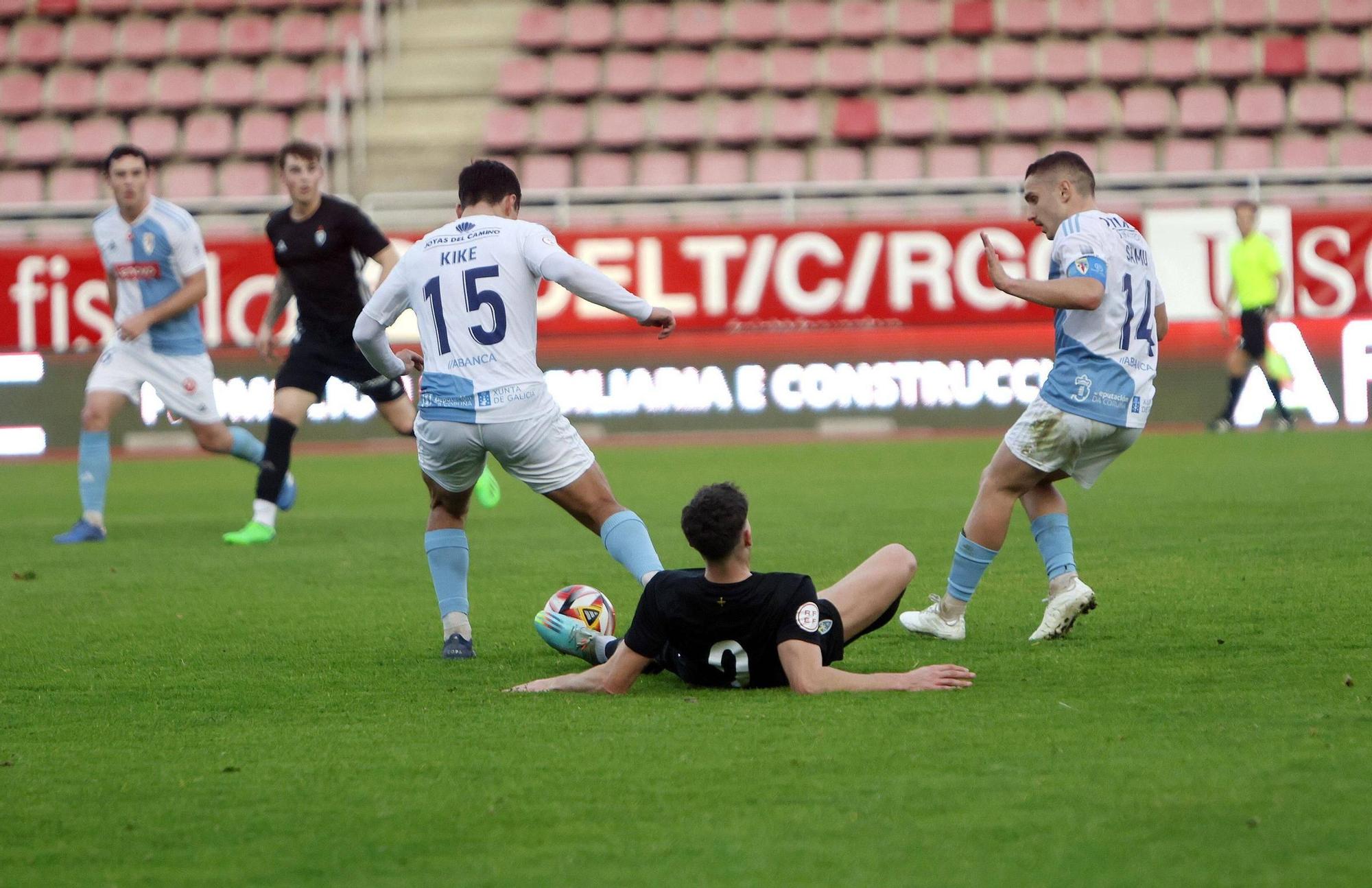 SD Compostela - Covadonga: las imágenes del partido