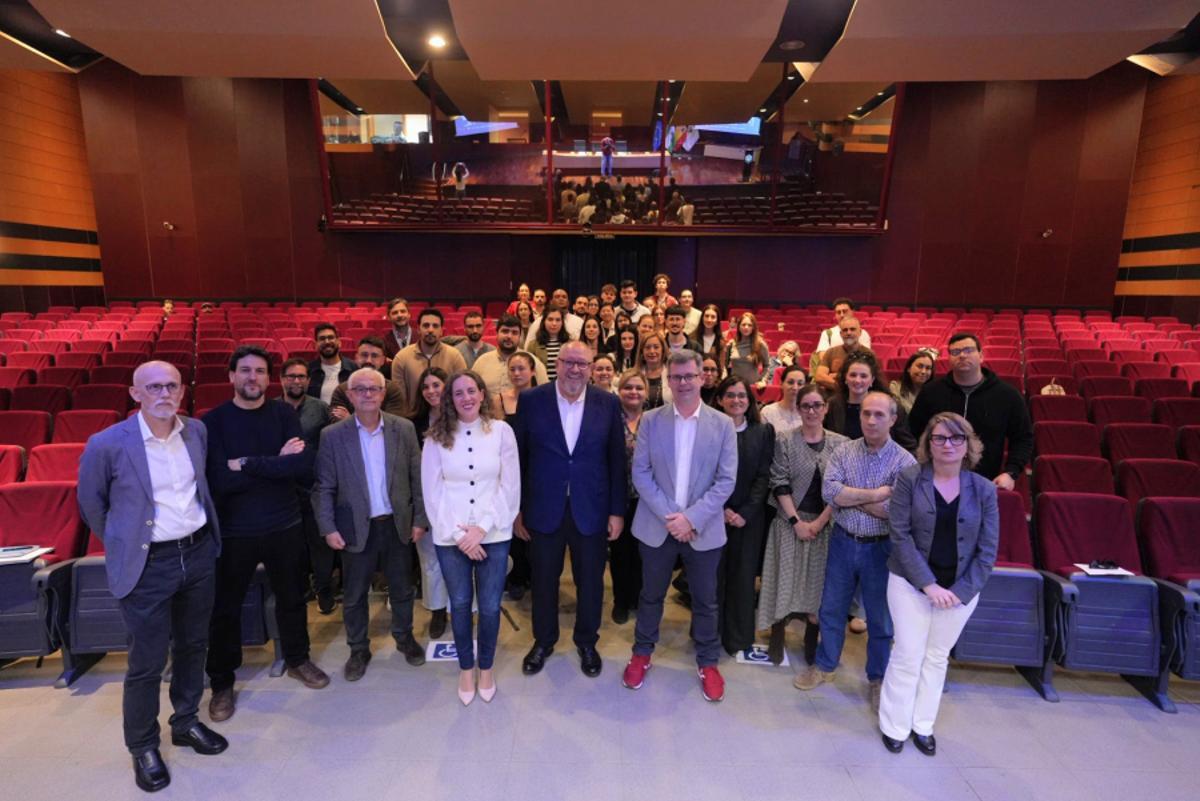 Imagen de la inauguración de la jornada de bienvenida a estudiantes de doctorado.