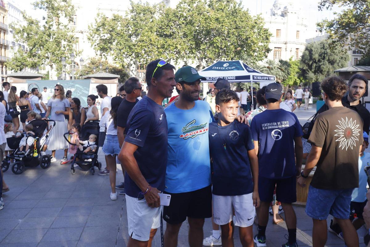 Fiesta del tenis en València por la Copa Davis