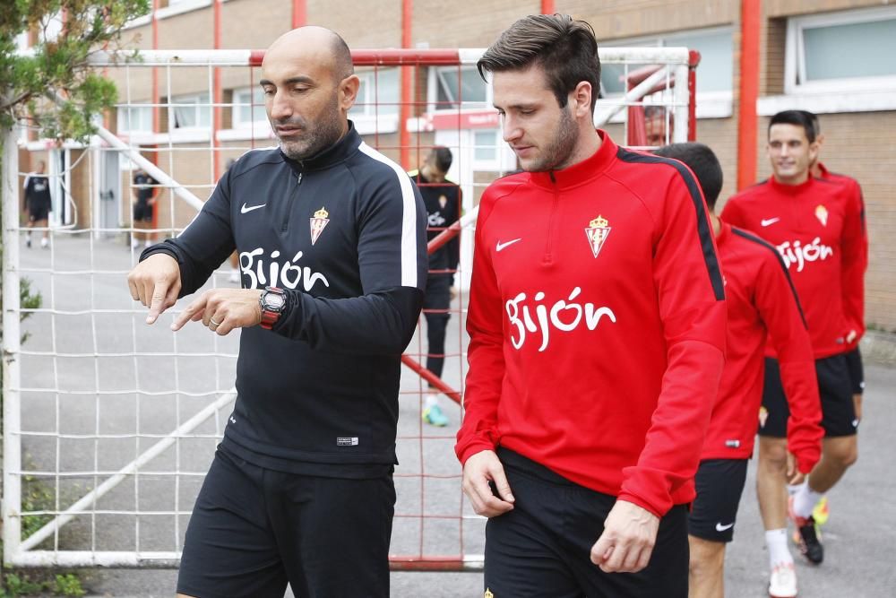 Entrenamiento del Sporting