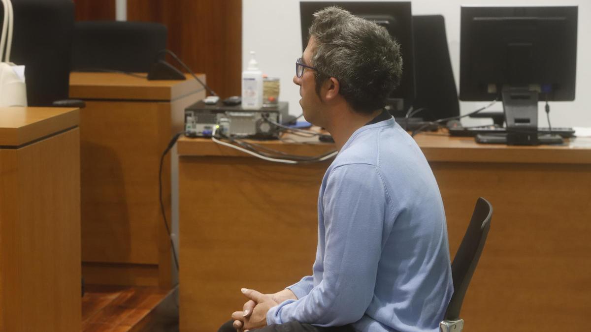 Alfredo Arenas Tobarias, durante el juicio celebrado en la Sección Tercera de la Audiencia Provincial de Zaragoza.