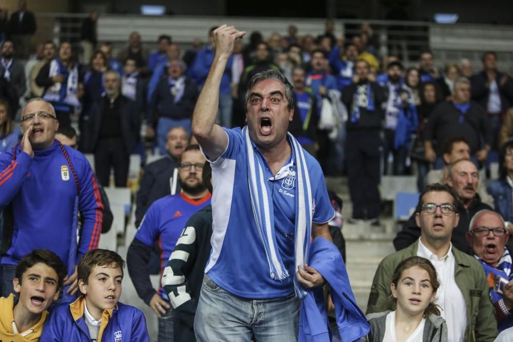 El partido entre el Real Oviedo y el Tenerife, en imágenes