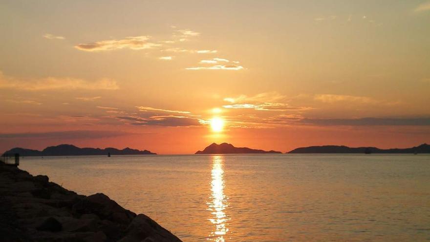 Islas Cíes desde Bouzas. Foto de @anna_lomanta