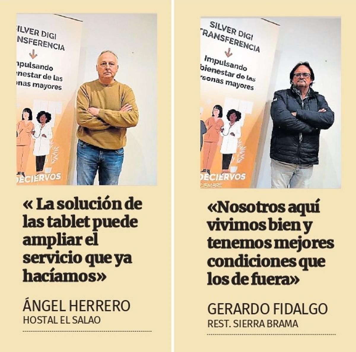 Ángel Herrero y Gerardo Fidalgo.
