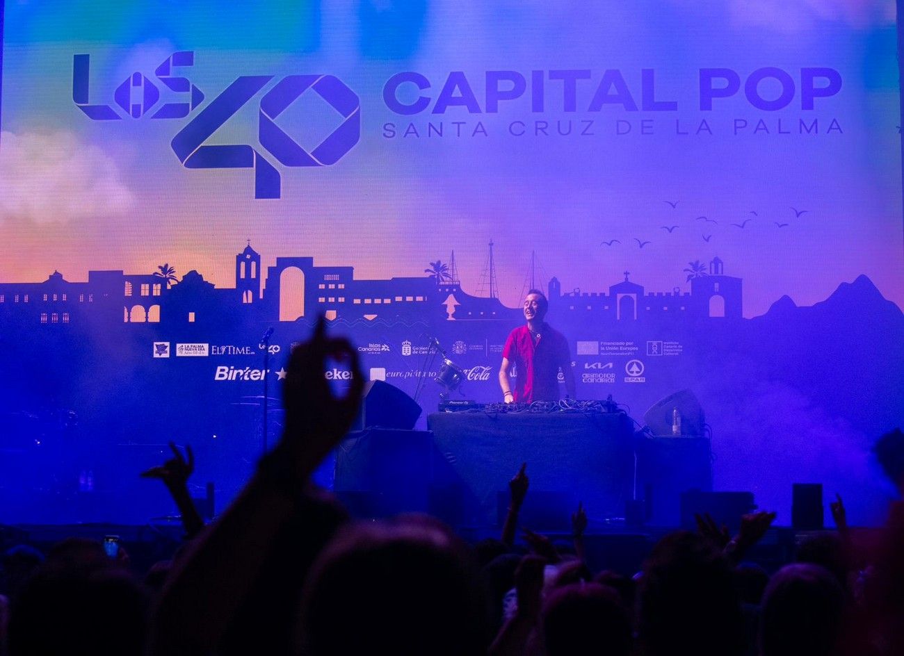 Miles de personas vibran en Santa Cruz de La Palma con la primera edición de LOS40 Capital Pop