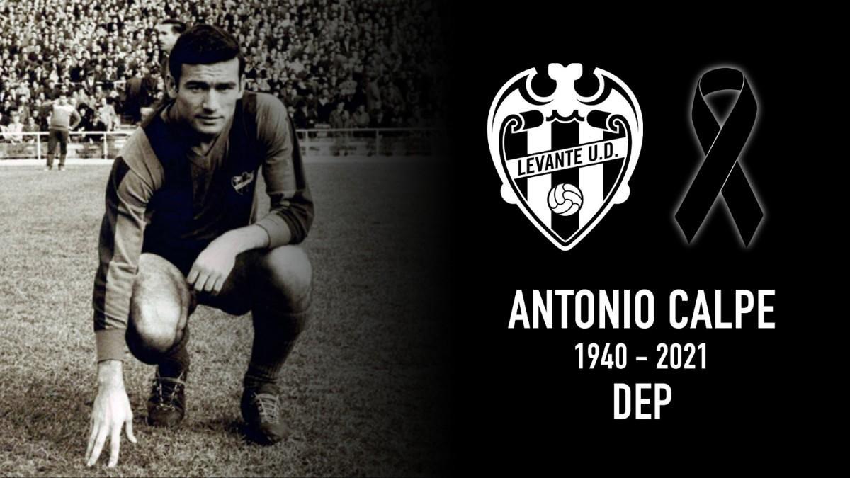 Antonio Calpe, jugador histórico del Levante UD