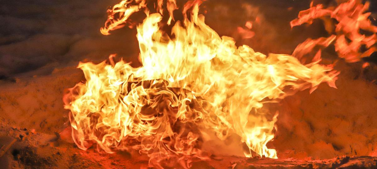 Fotografía de archivo de la celebración de la noche de San Juan.