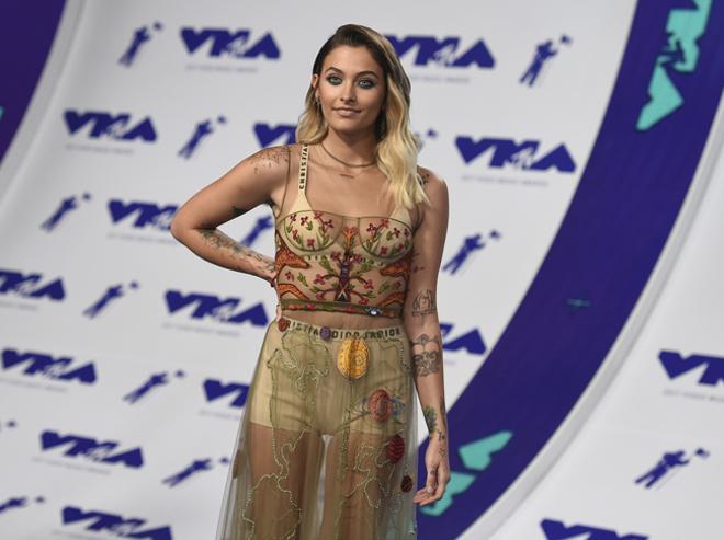 Paris Jackson posa en el 'photocall' de los MTV Video Music Awards