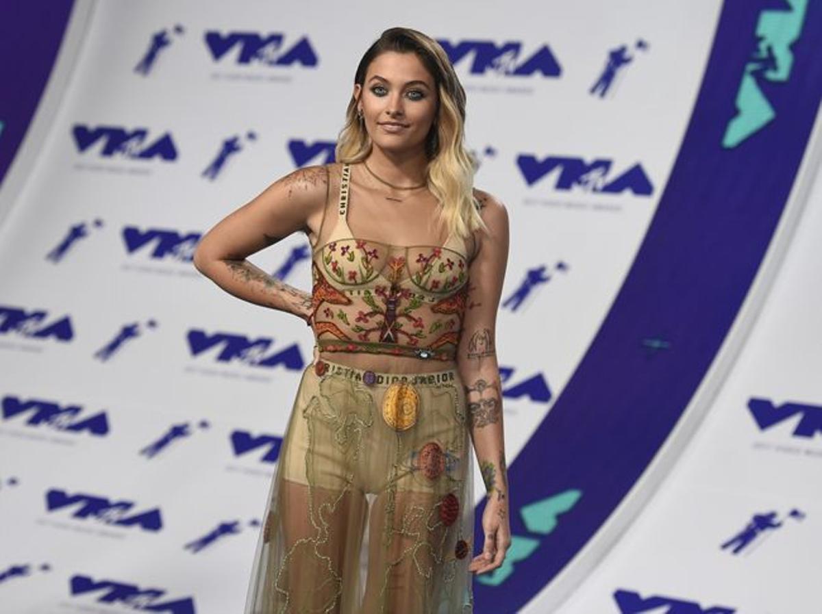 Paris Jackson posa en el 'photocall' de los MTV Video Music Awards