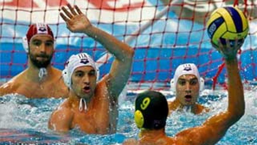 La selección masculina de waterpolo, en semifinales del Mundial de Melbourne