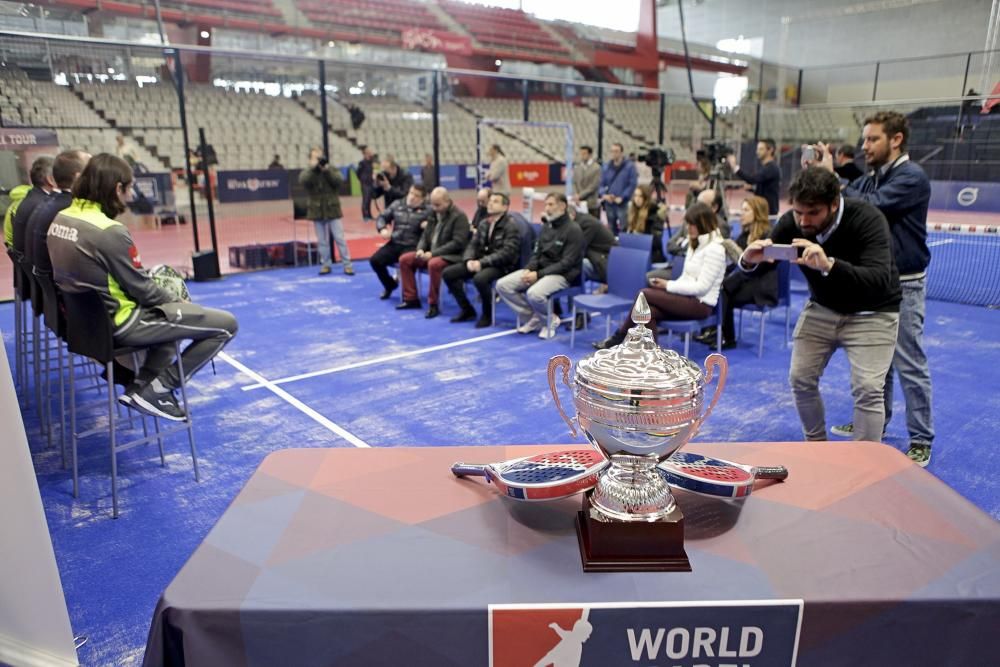 Presentación del World Padel Tour en Gijón