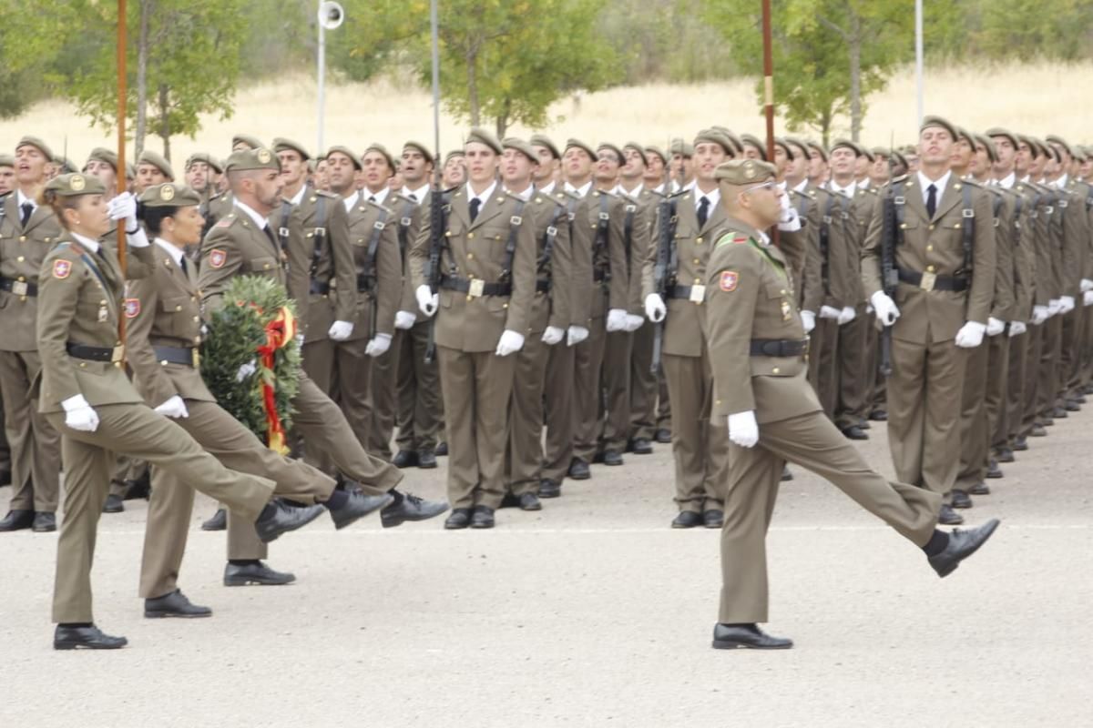 Jura de bandera en el Cefot de Cáceres