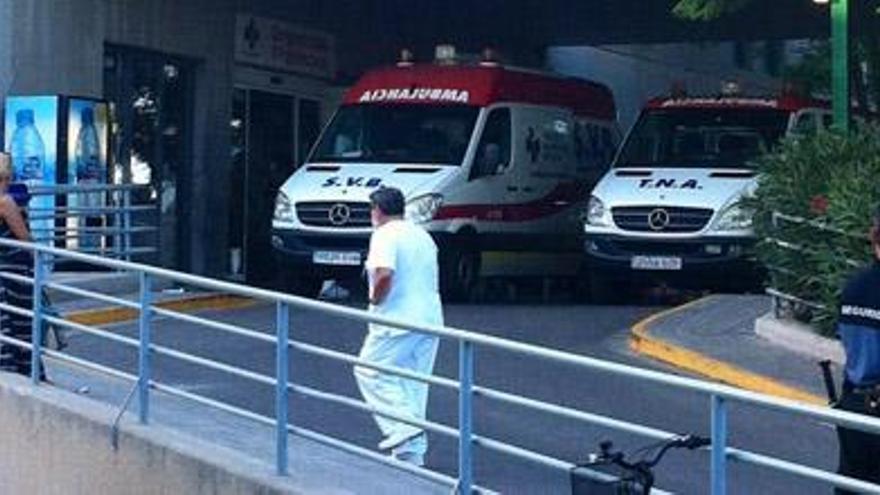 El Hospital de Sant Joan momentos antes de recibir al paciente con posibles síntomas de ébola