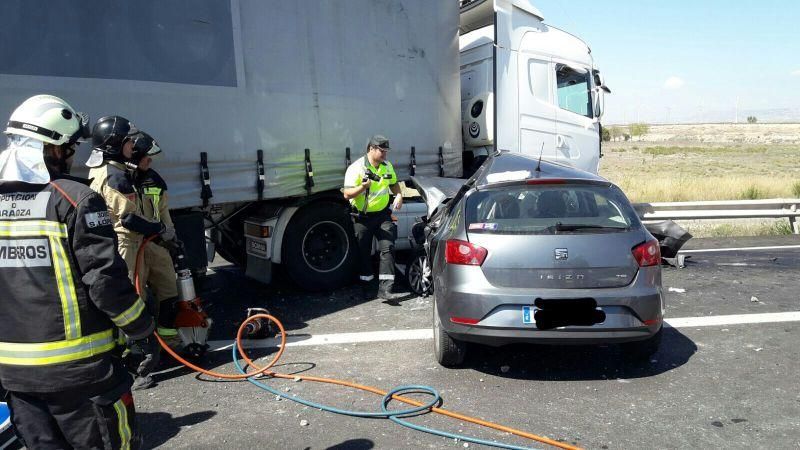 Accidente de tráfico en Magallón