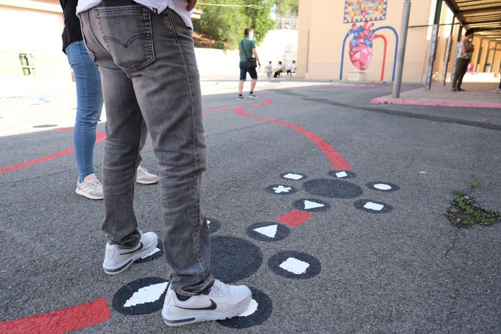 Murales interactivos en el colegio Miguel Servet de Elda