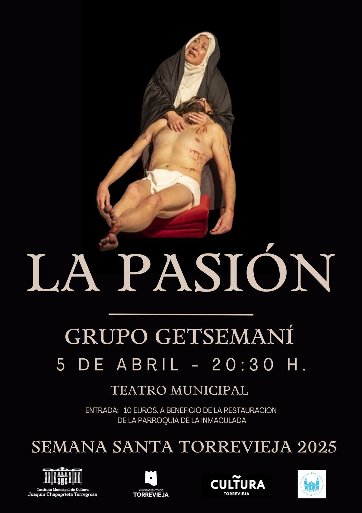 Cartel de presentación de La Pasión