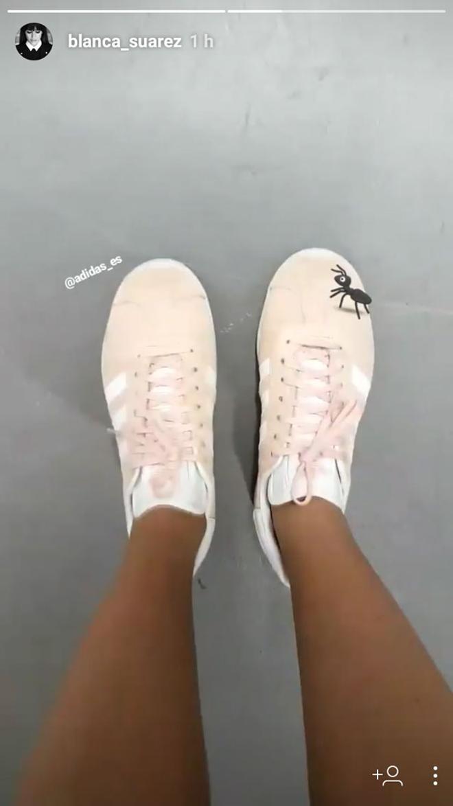 Las zapatillas rosa de Blanca Suárez