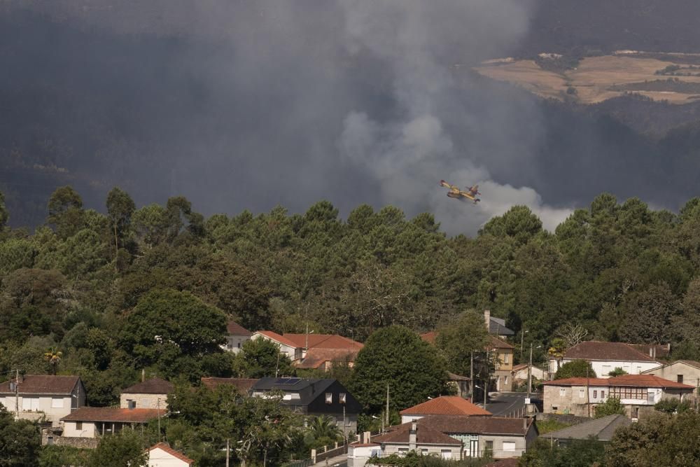 Entrimo, el incendio más voraz del año en Galicia