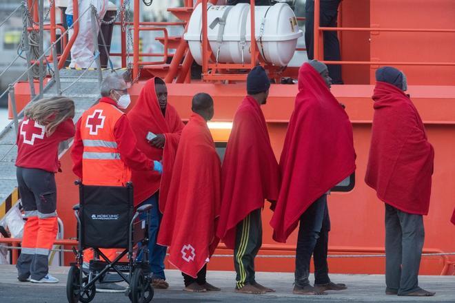 Rescatan a 289 migrantes en cuatro pateras cuando se encontraban en aguas cercanas a Fuerteventura y Gran Canaria