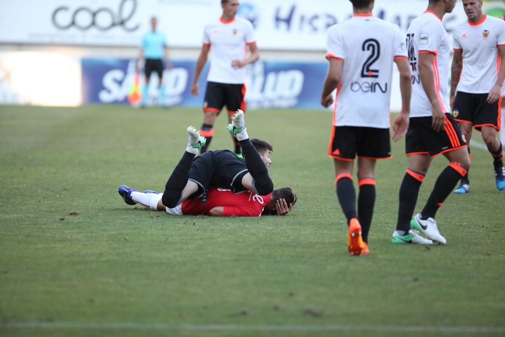 Real Murcia - Valencia Mestalla, en imágenes