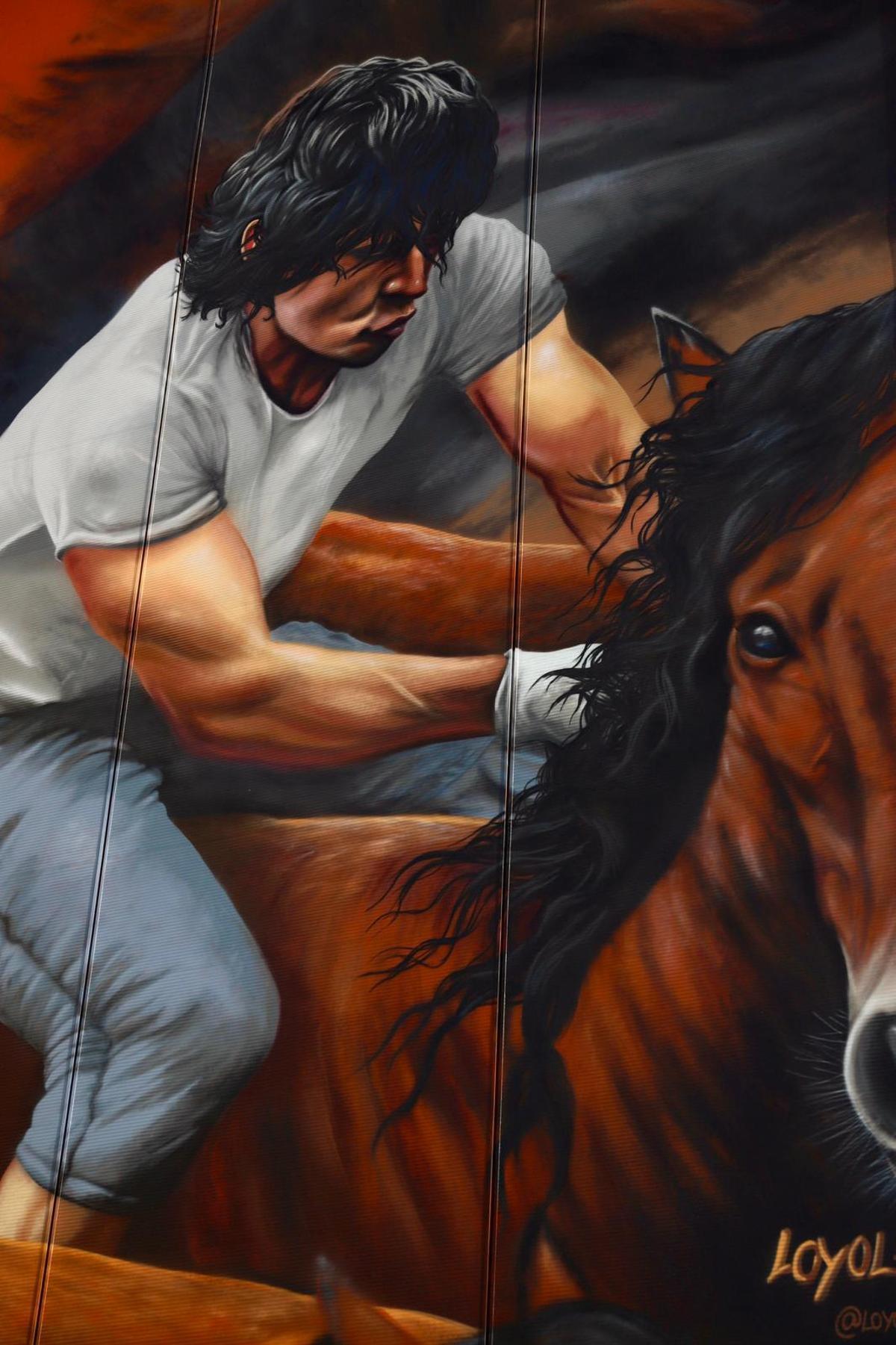 El mural de la Rúa 56.