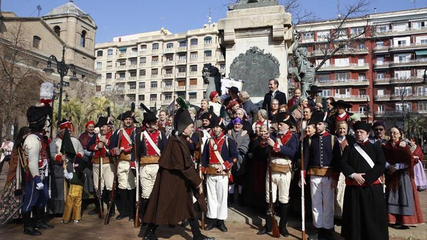 Zaragoza conmemora su rendición ante Francia 210 años después