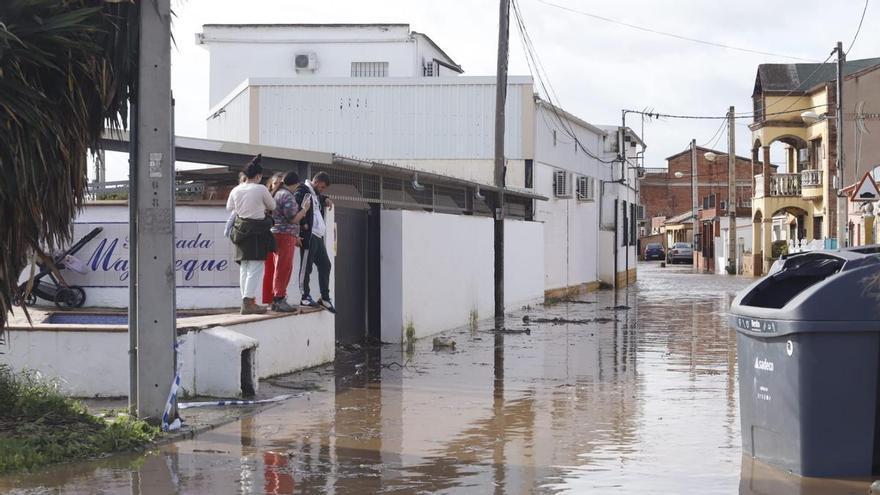 Los efectos de la borrasca Kristin en Córdoba