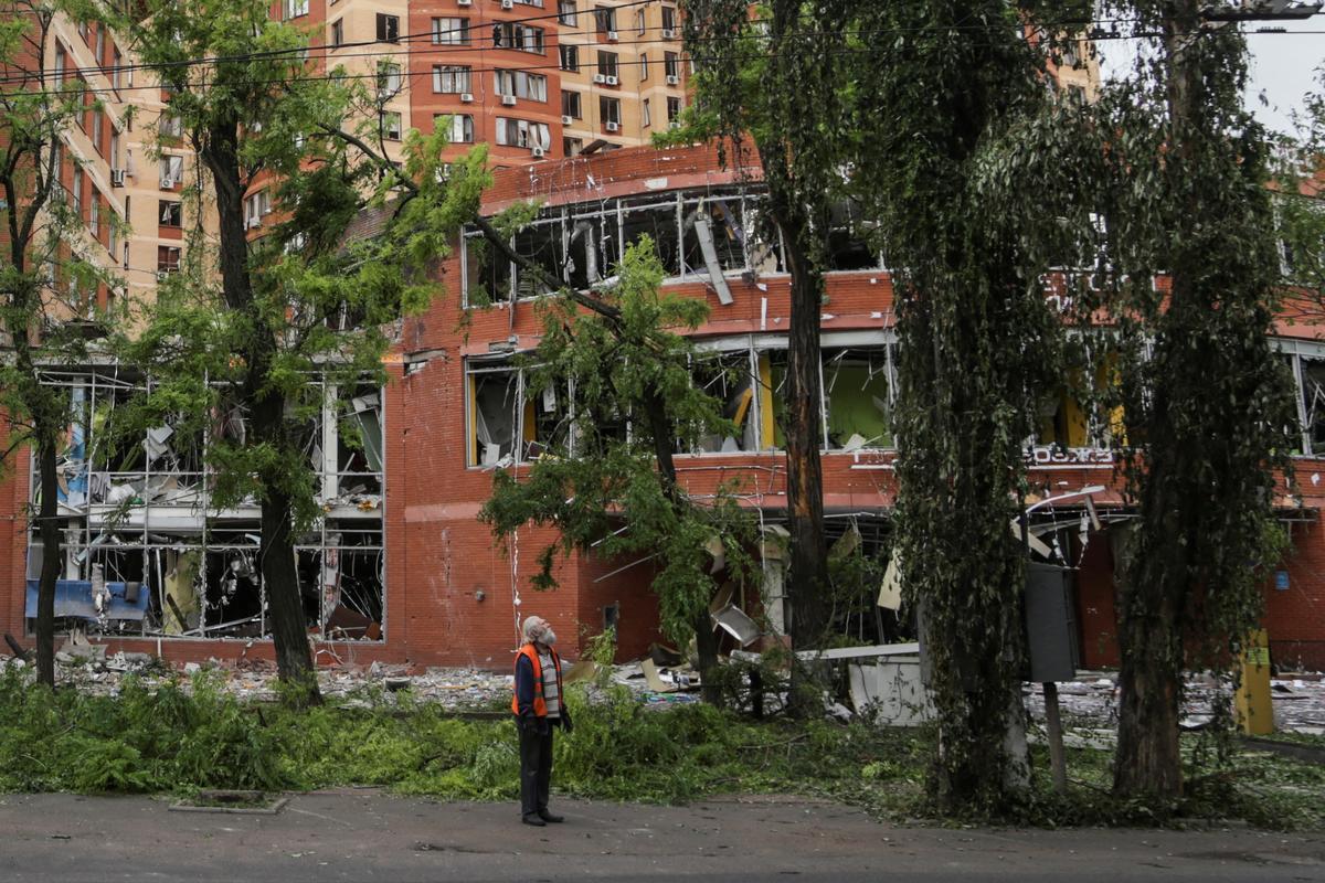 Bombardeo ruso en Odesa