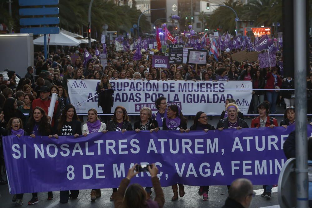 Manifestación del 8M en Alicante