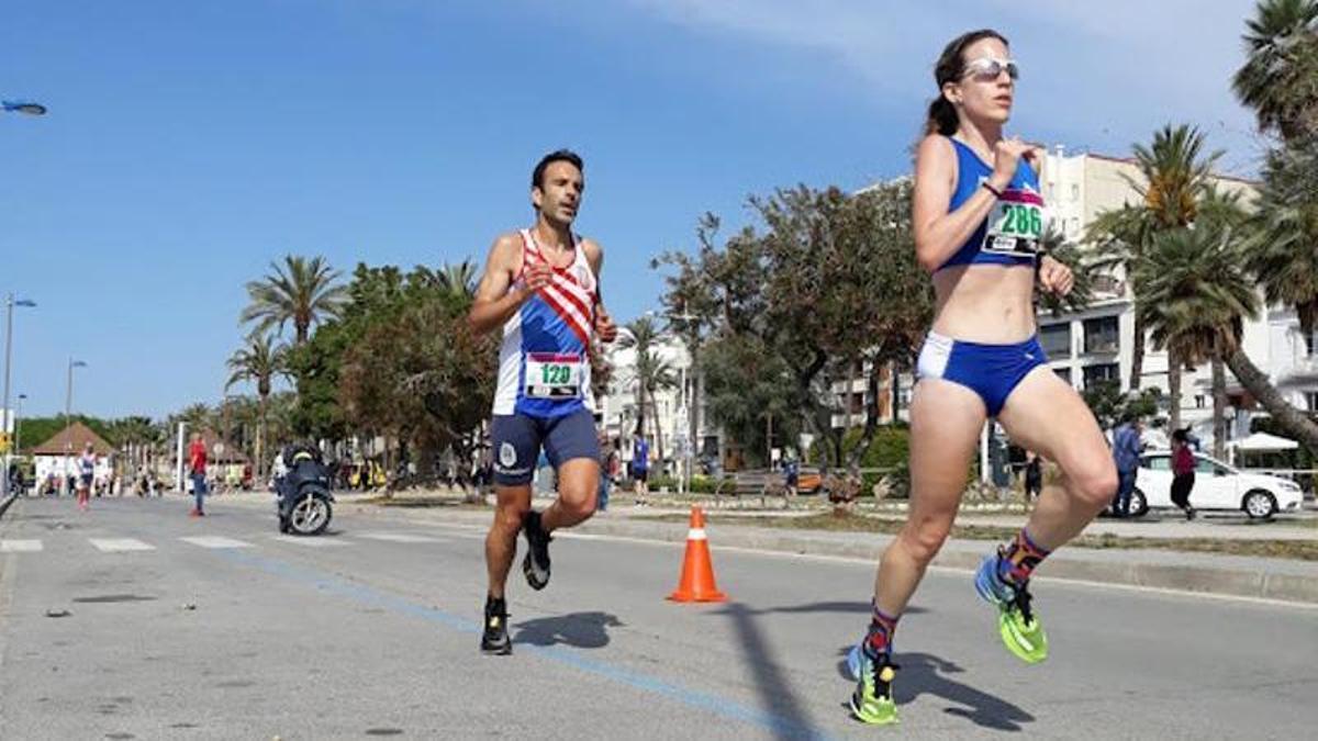 L’atleta santjoanenca va excel·lir a Vilanova i la Geltrú