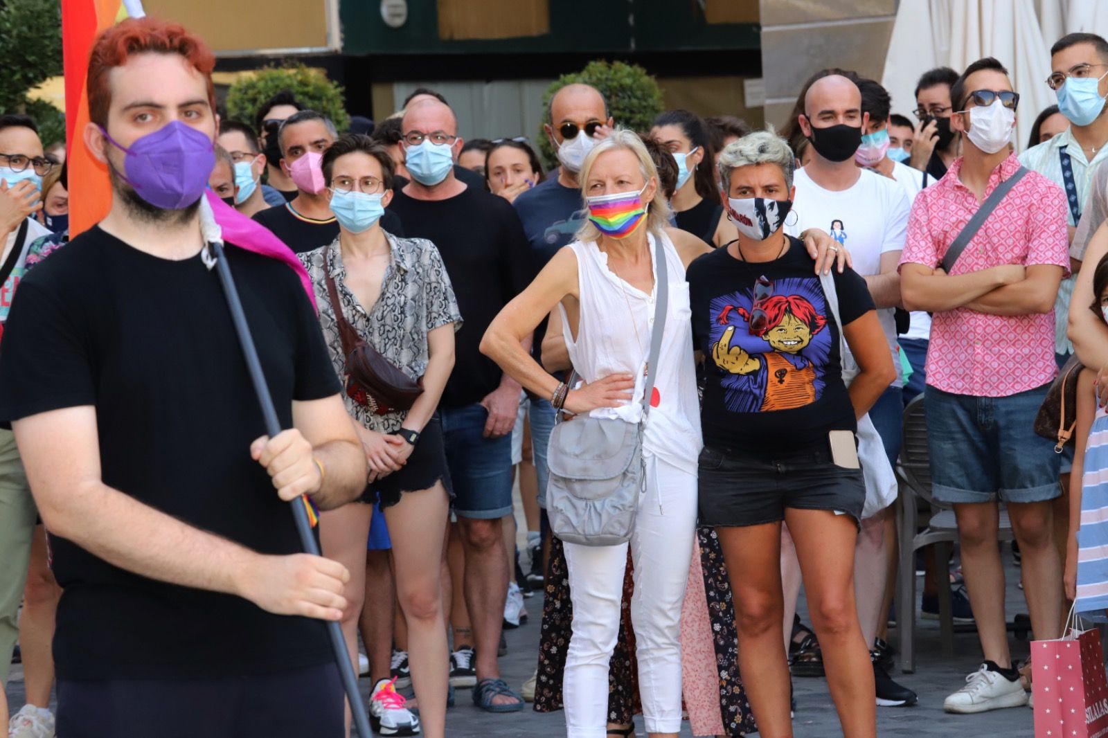 Concentración en Murcia para pedir justicia por el asesinato homófobo de Samuel