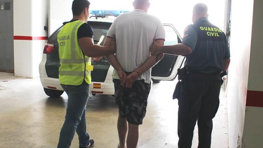 Foto del detenido facilitada por la Guardia Civil