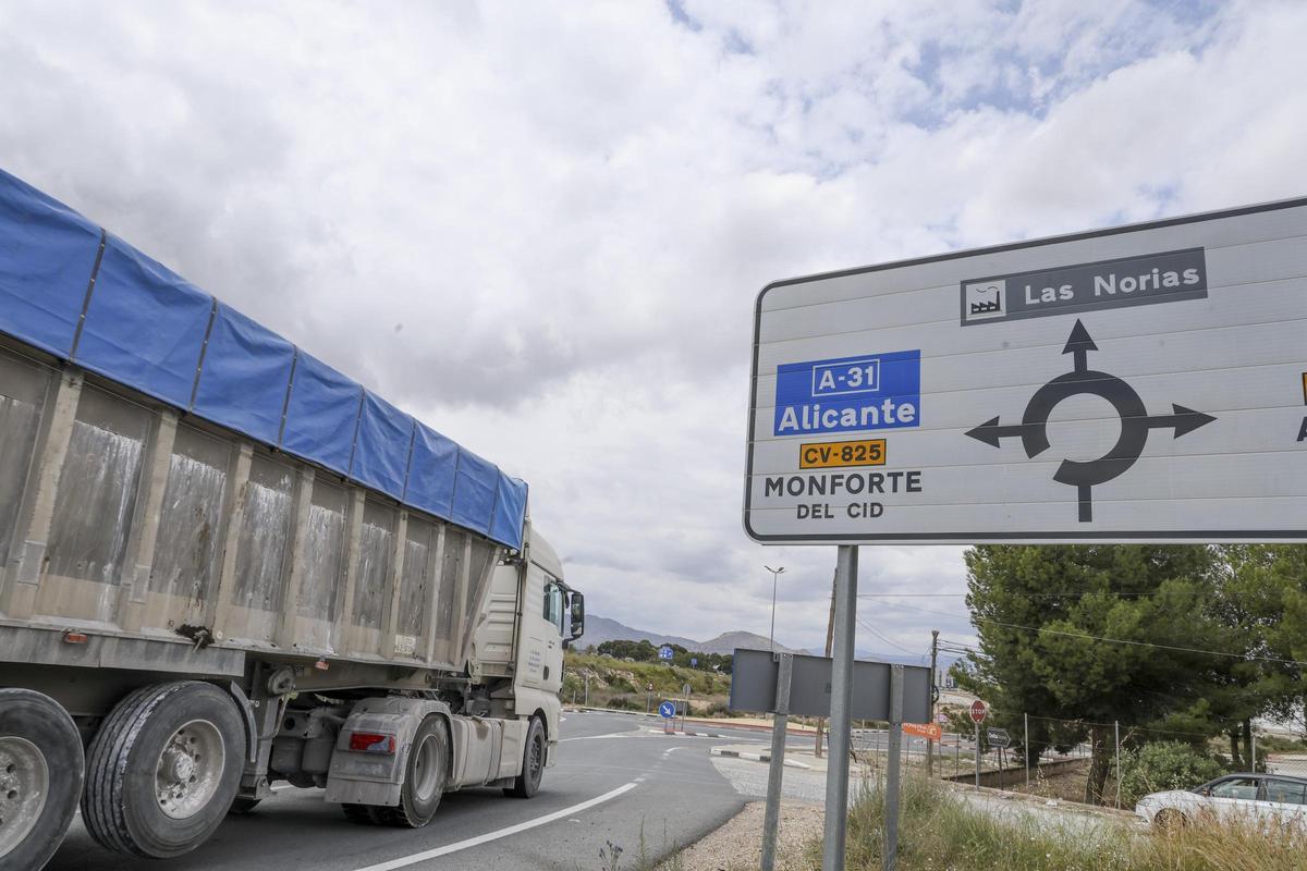 Área industrial de Las Norias en Monforte del Cid que estáen desarrollo.